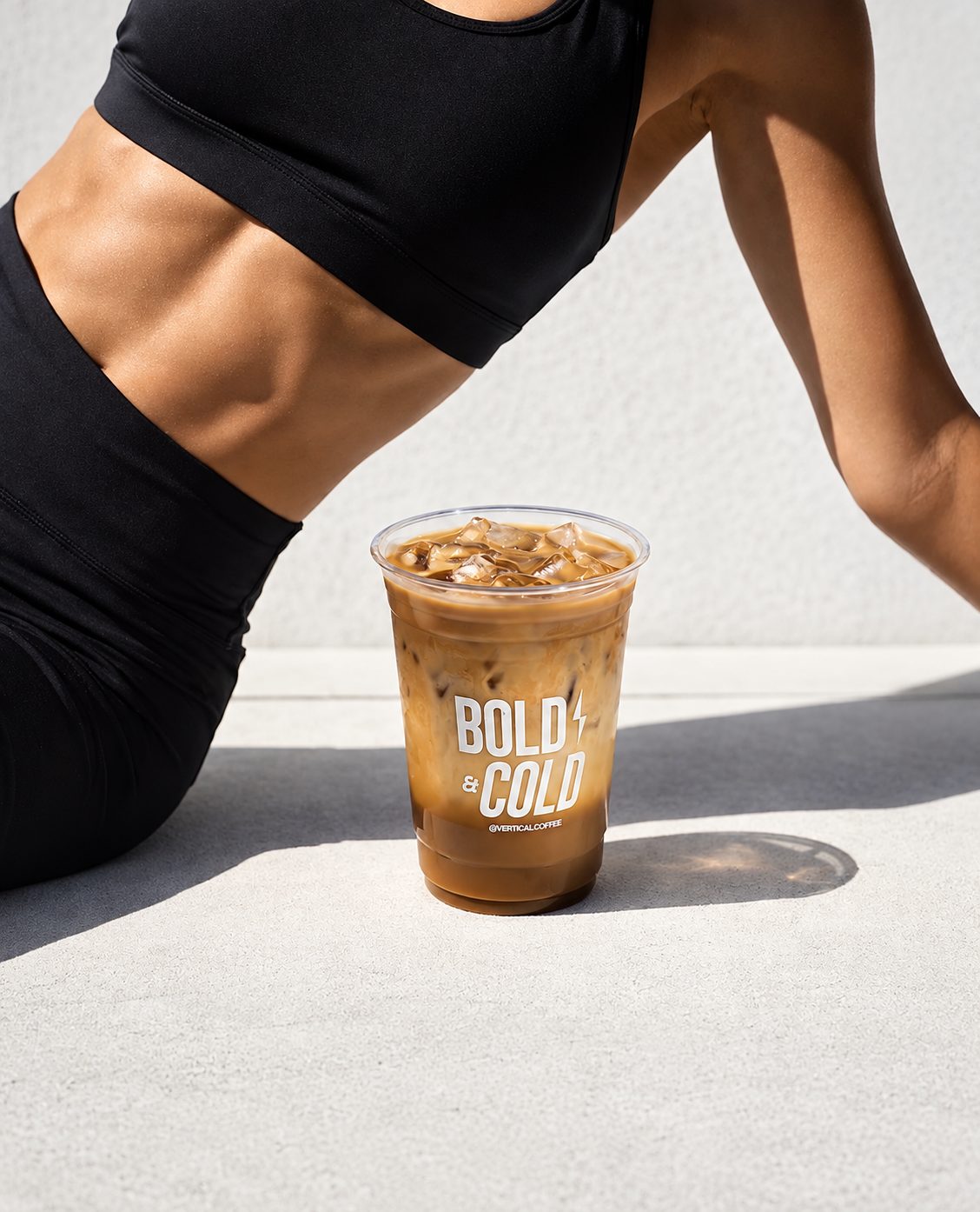 Iced latte de Vertical Coffee